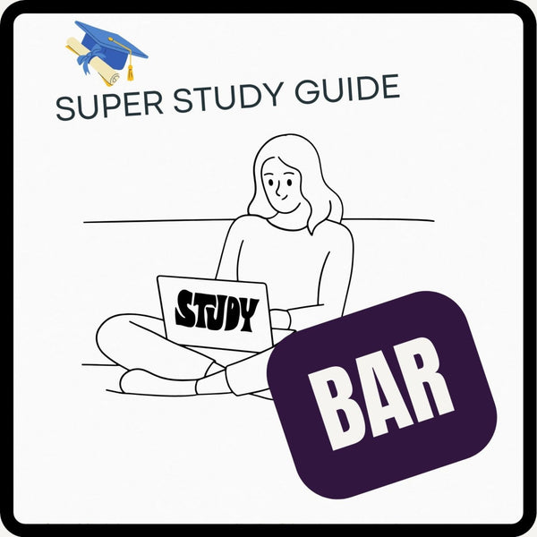 Super Study Guide β BAR Prep | Study Plan, Practice Questions & Test-Taking Strategies | Digital Download