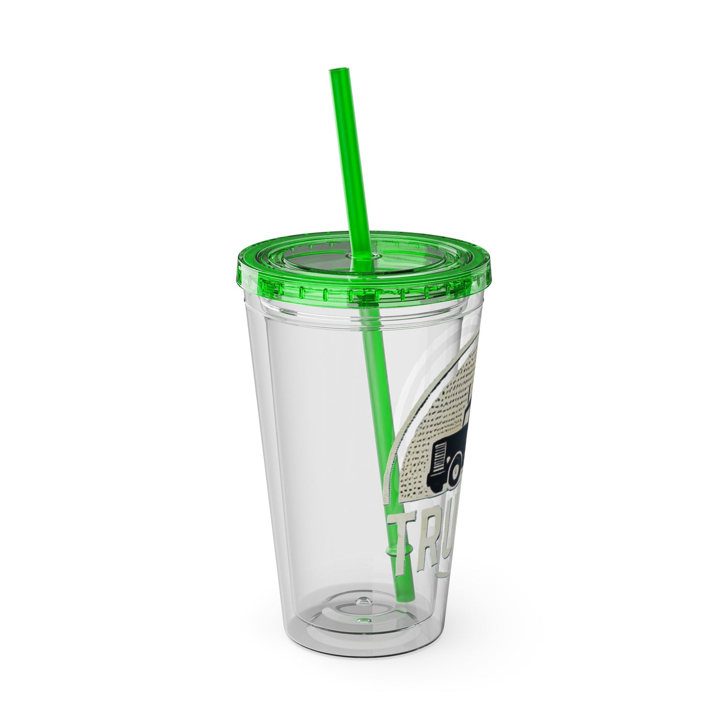 Trucker Sunsplash Tumbler: Sip in Style, Wherever You Go! ππΉ
