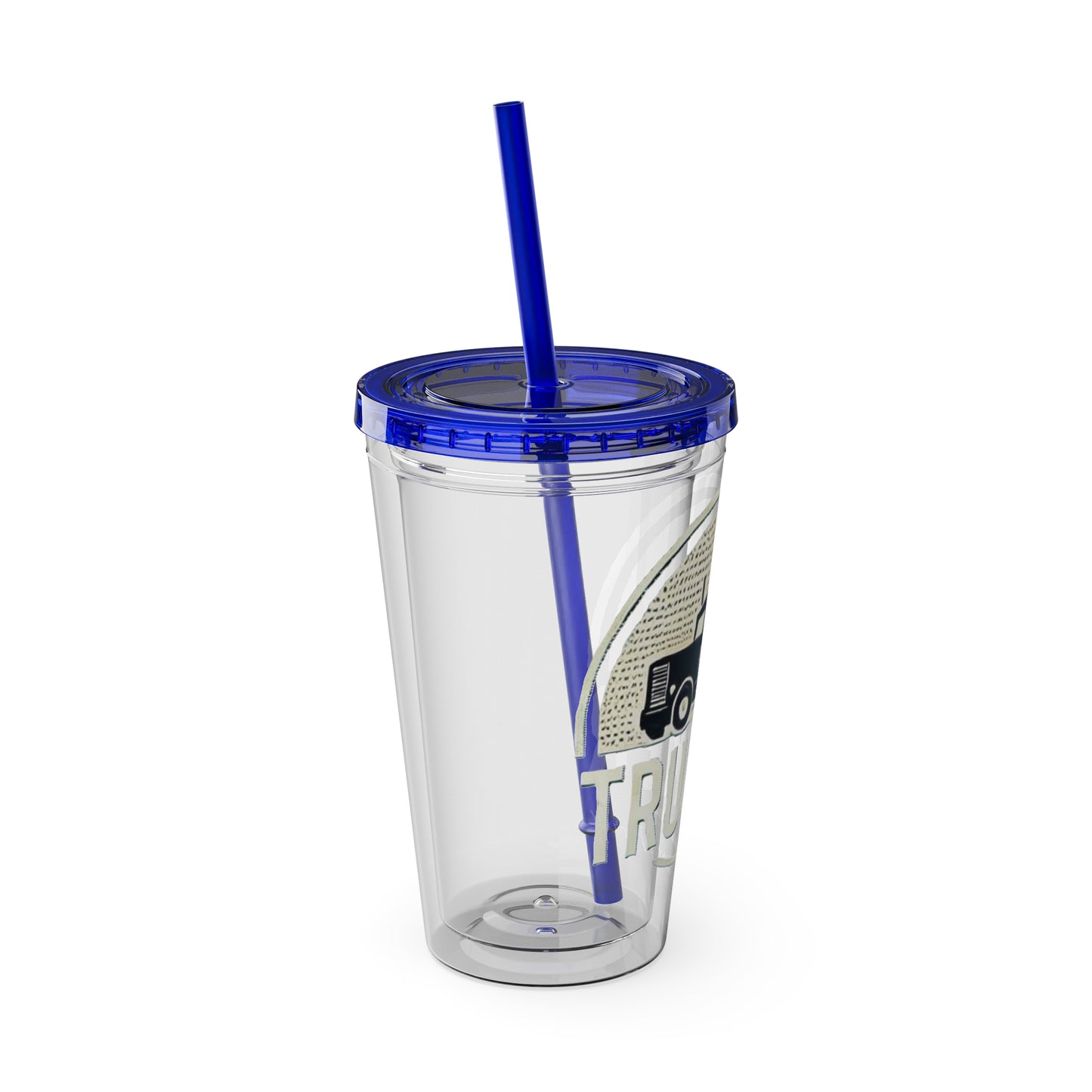 Trucker Sunsplash Tumbler: Sip in Style, Wherever You Go! ππΉ