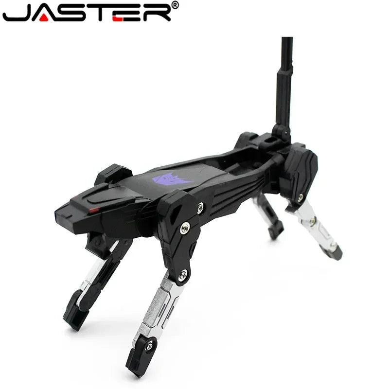 JASTER Plastic Toy Style U Disk Cartoon Character Usb Flash Drive Transfomer Pendrive 4GB 8GB 16GB 32GB Transformation Robot