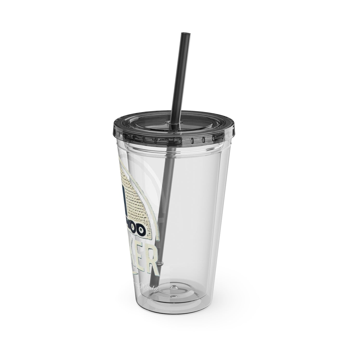 Trucker Sunsplash Tumbler: Sip in Style, Wherever You Go! 🌞🍹