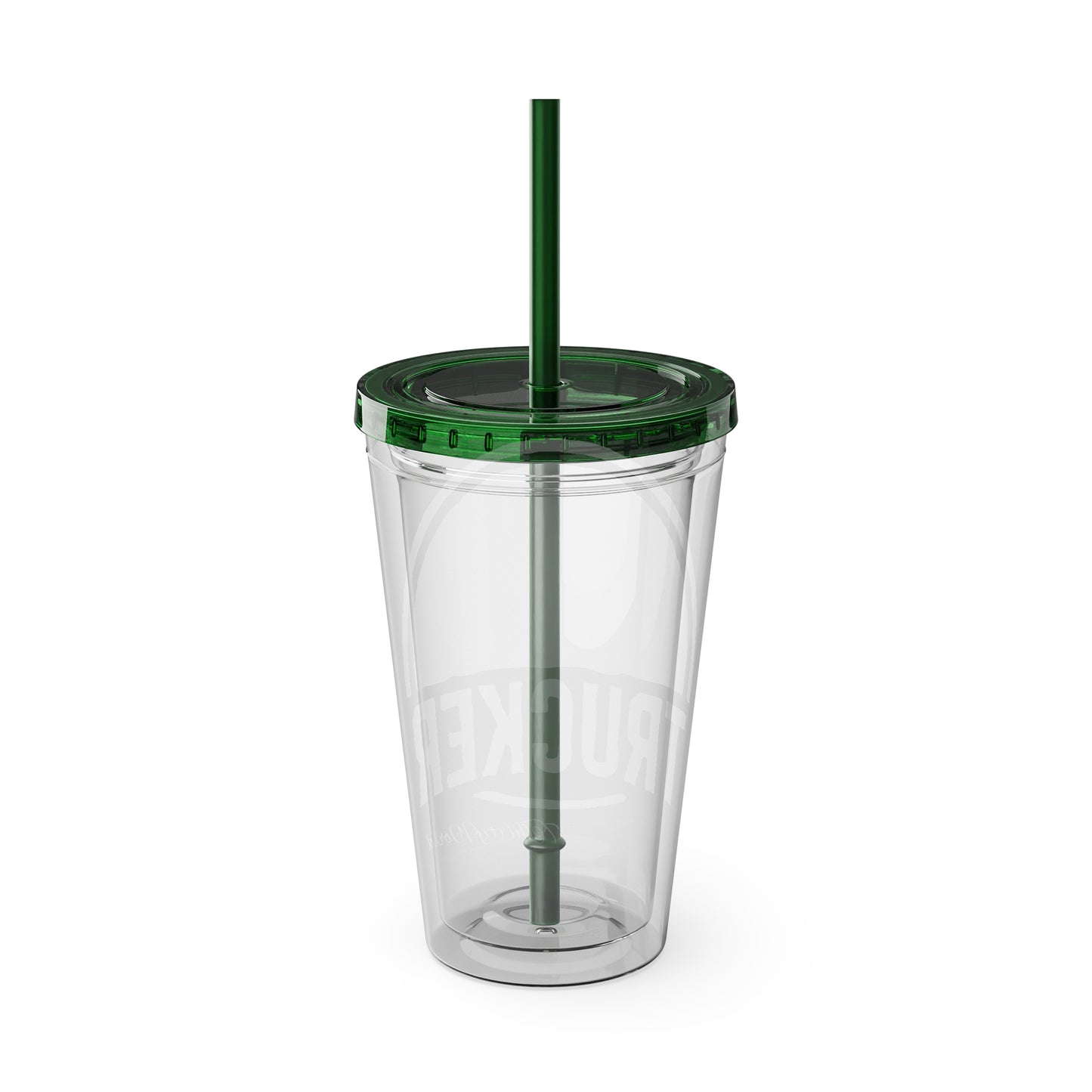 Trucker Sunsplash Tumbler: Sip in Style, Wherever You Go! 🌞🍹