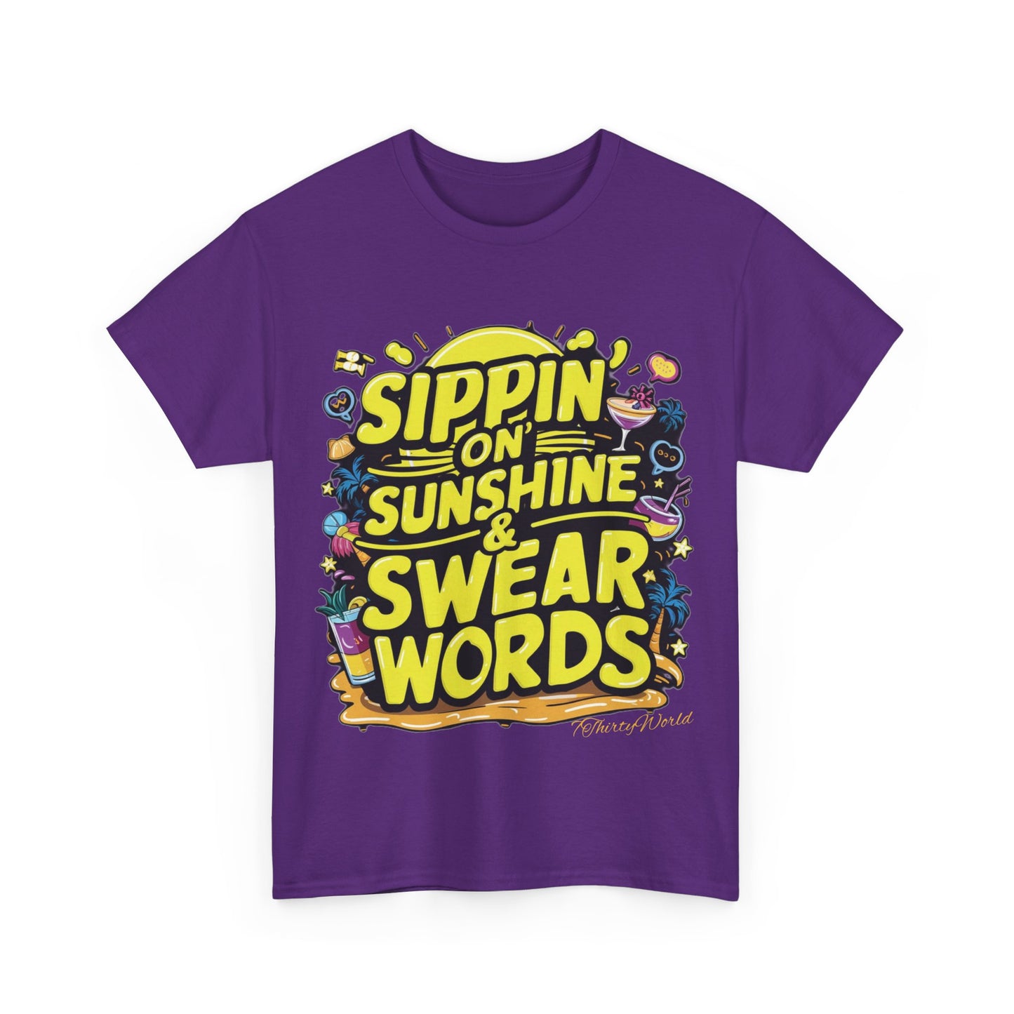 🌞 Sippin' on Sunshine & Swear Words T-Shirt 🌞