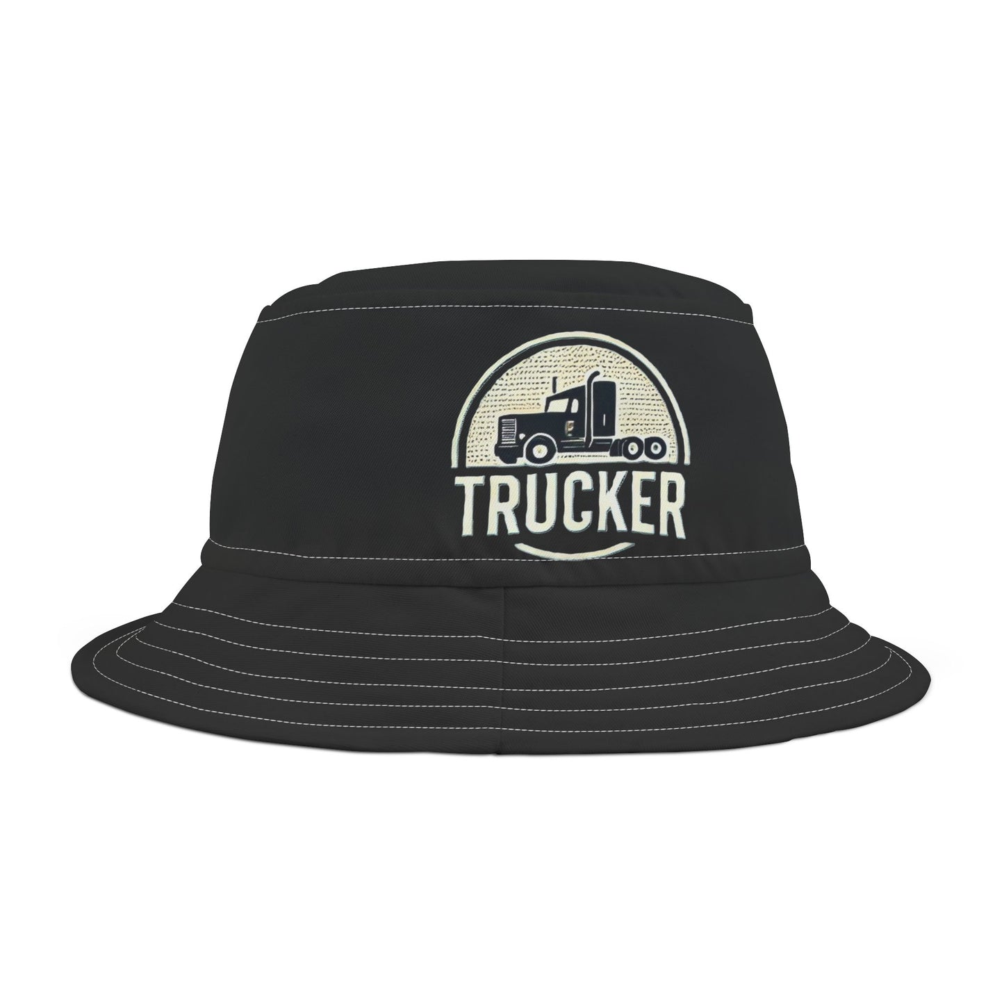 Trucker Bucket Hat: Old School Cool Meets Modern Trucker Style! 🚚🧢