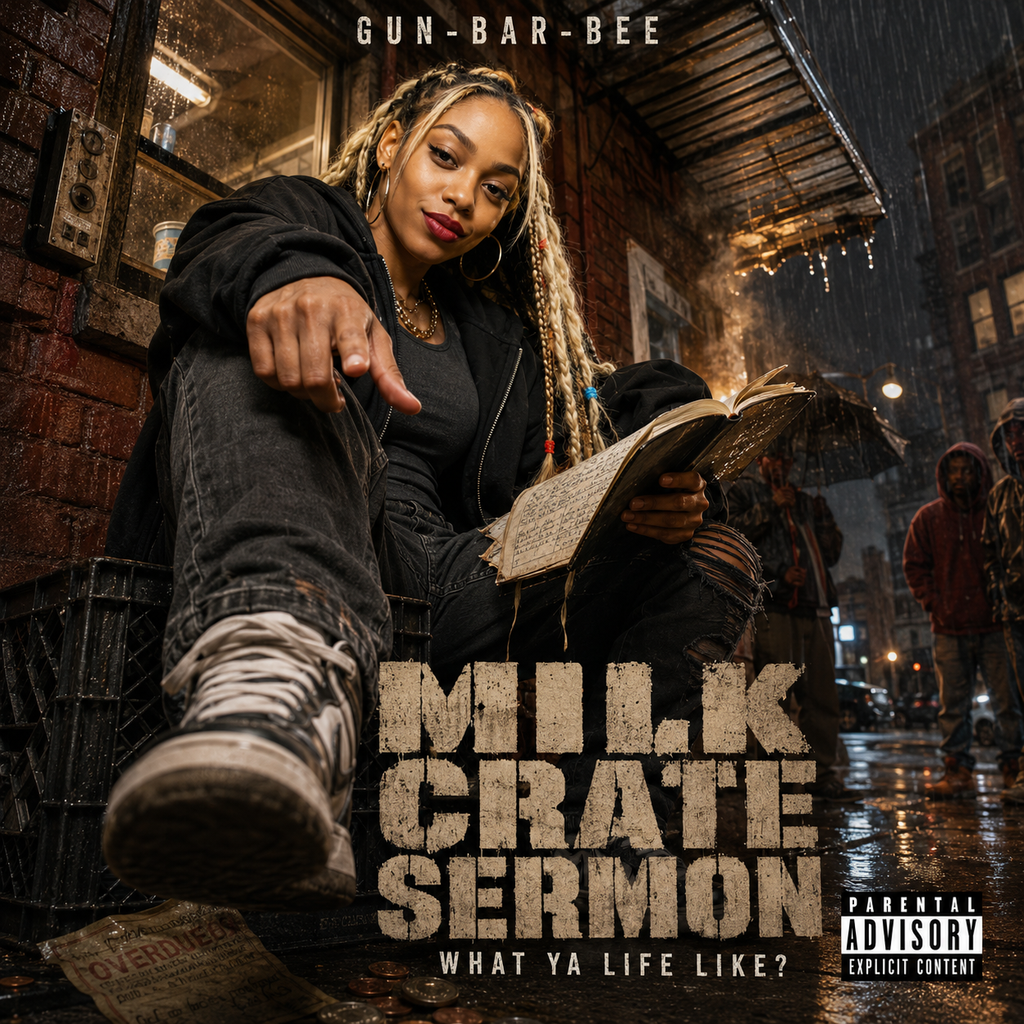 Milk Crate Sermon single cover by Gun-Bar-Bee