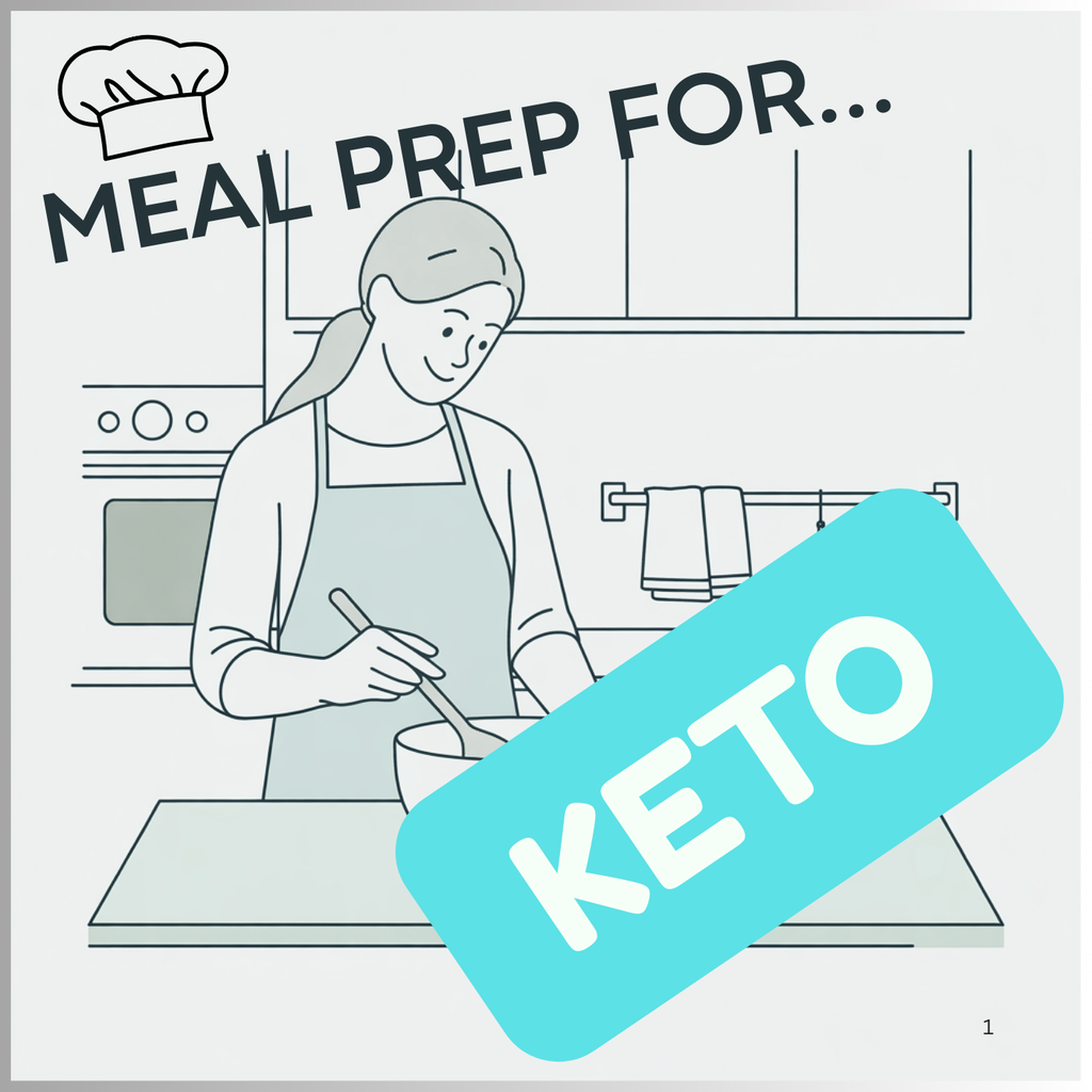 Meal Prep for Keto – 10 Low-Carb Meal Prep Recipes | Digital Keto Cookbook | Keto Lunch & Dinner Meal Plan PDF