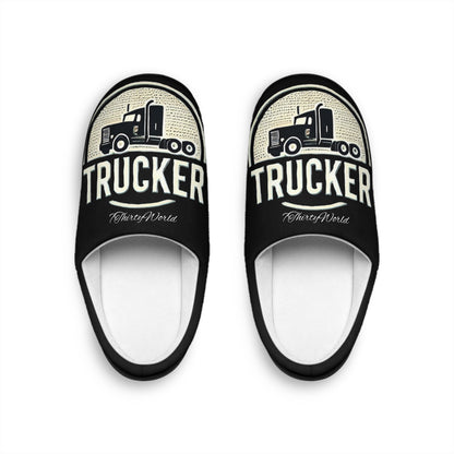 Trucker Slippers: Kick Back After the Haul! 🚚👟