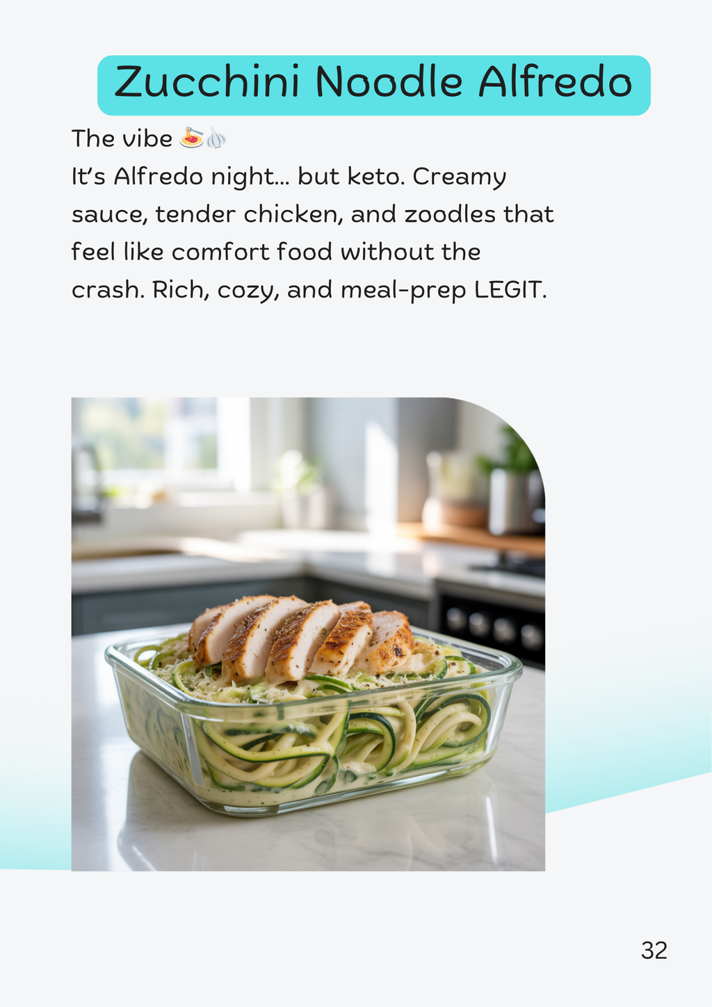 Meal Prep for Keto – 10 Low-Carb Meal Prep Recipes | Digital Keto Cookbook | Keto Lunch & Dinner Meal Plan PDF