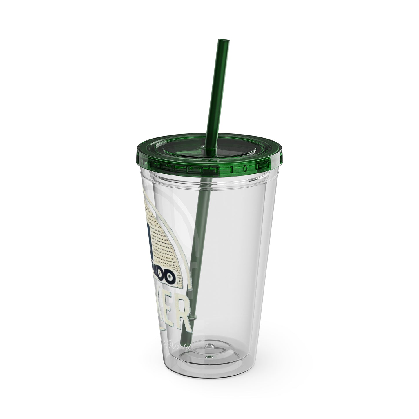 Trucker Sunsplash Tumbler: Sip in Style, Wherever You Go! 🌞🍹