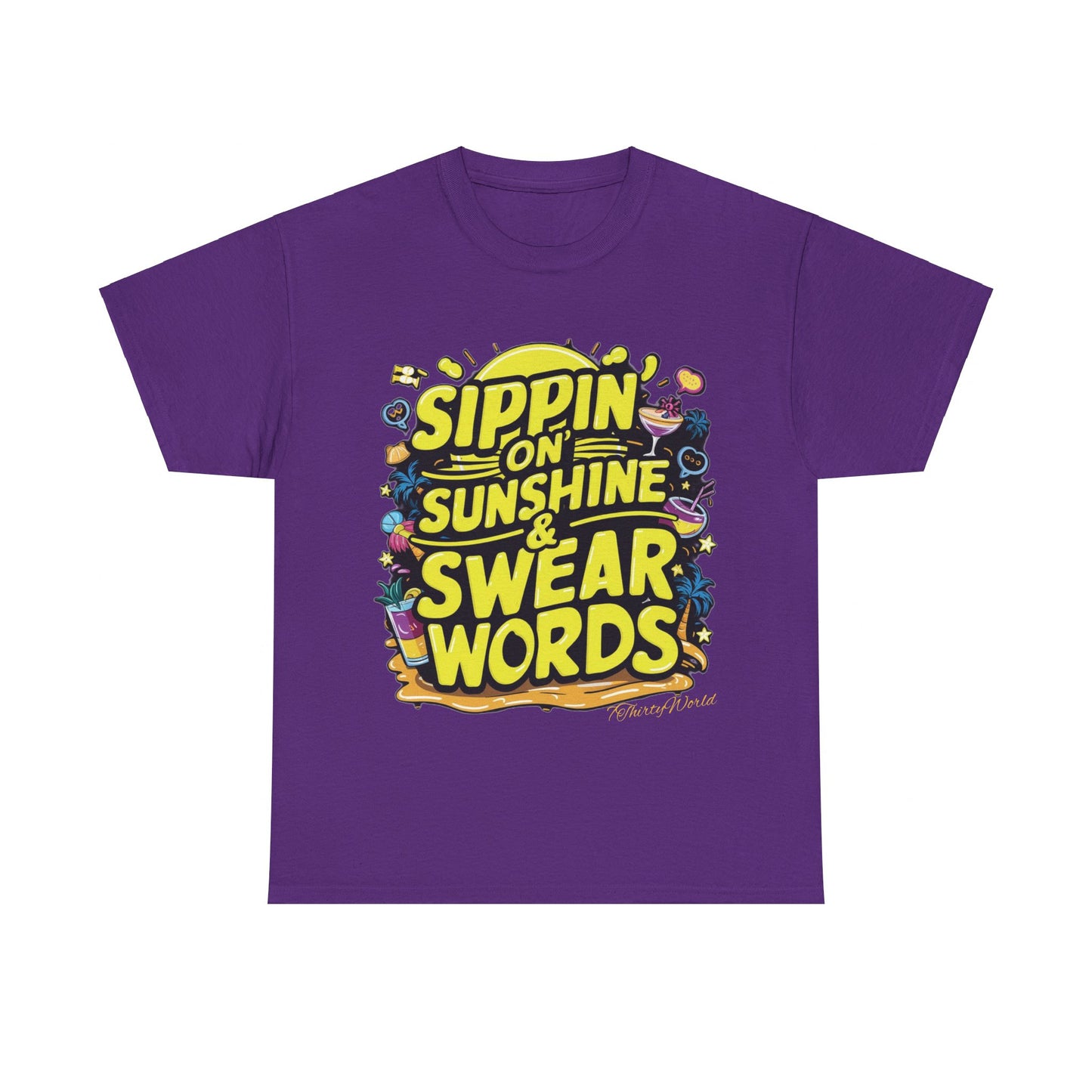 🌞 Sippin' on Sunshine & Swear Words T-Shirt 🌞