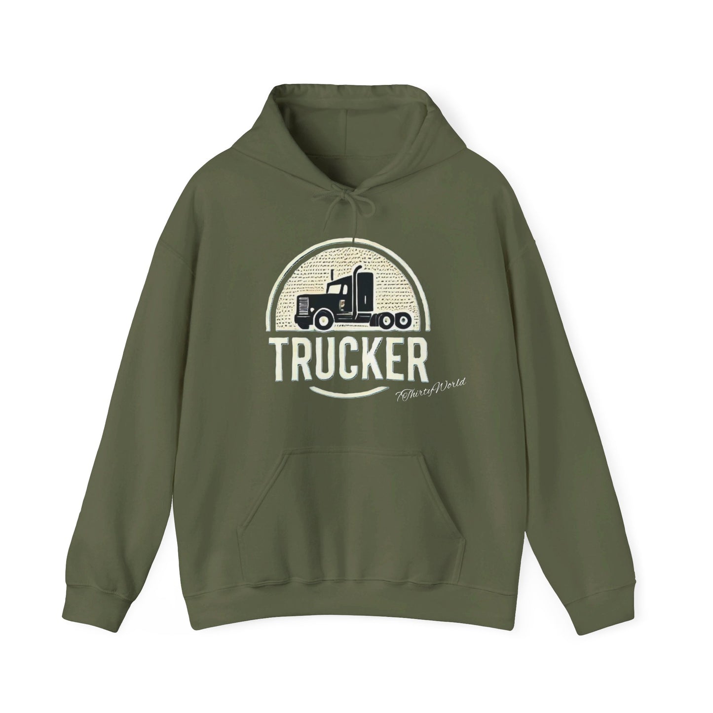 Trucker Hoodie: Keepin' It Cozy on the Road! 🚚🔥