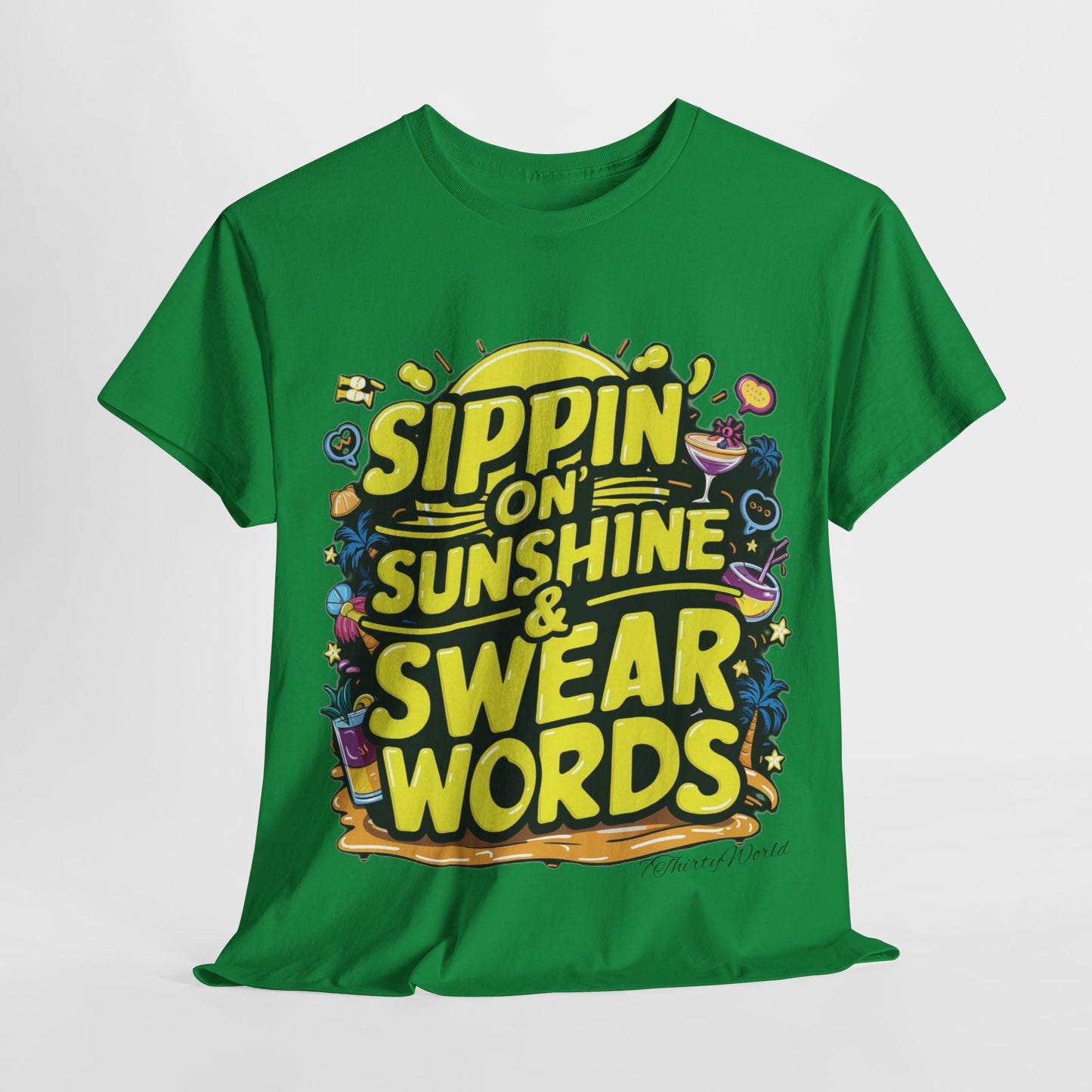 🌞 Sippin' on Sunshine & Swear Words T-Shirt 🌞