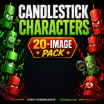Candlestick Characters — 20 Chart Screensavers