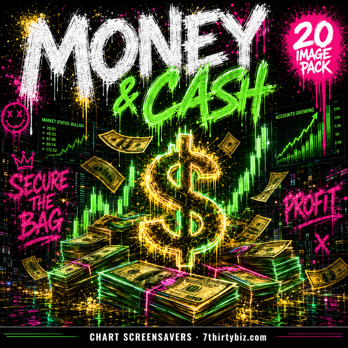 Money & Cash — 20 Chart Screensavers