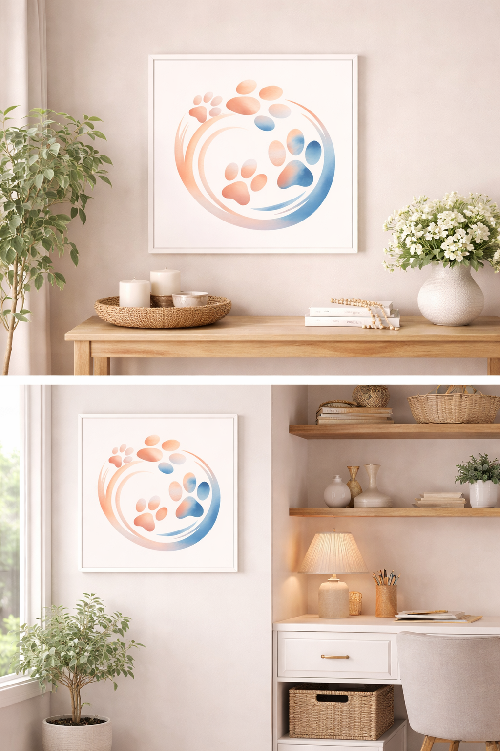 Pet Lovers Abstract Wall Art Vol. 2 | Modern Dog & Cat Prints | Minimalist Pet Decor | Digital Download