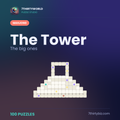 The tower 100 emoji mahjong boards — a Puzzle Studio pack