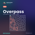 Overpass 100 weave maze puzzles — a Puzzle Studio pack