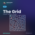 The grid 100 maze puzzles — a Puzzle Studio pack