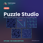7ThirtyWorld Puzzle Studio — 9 Offline Puzzle Games in One App