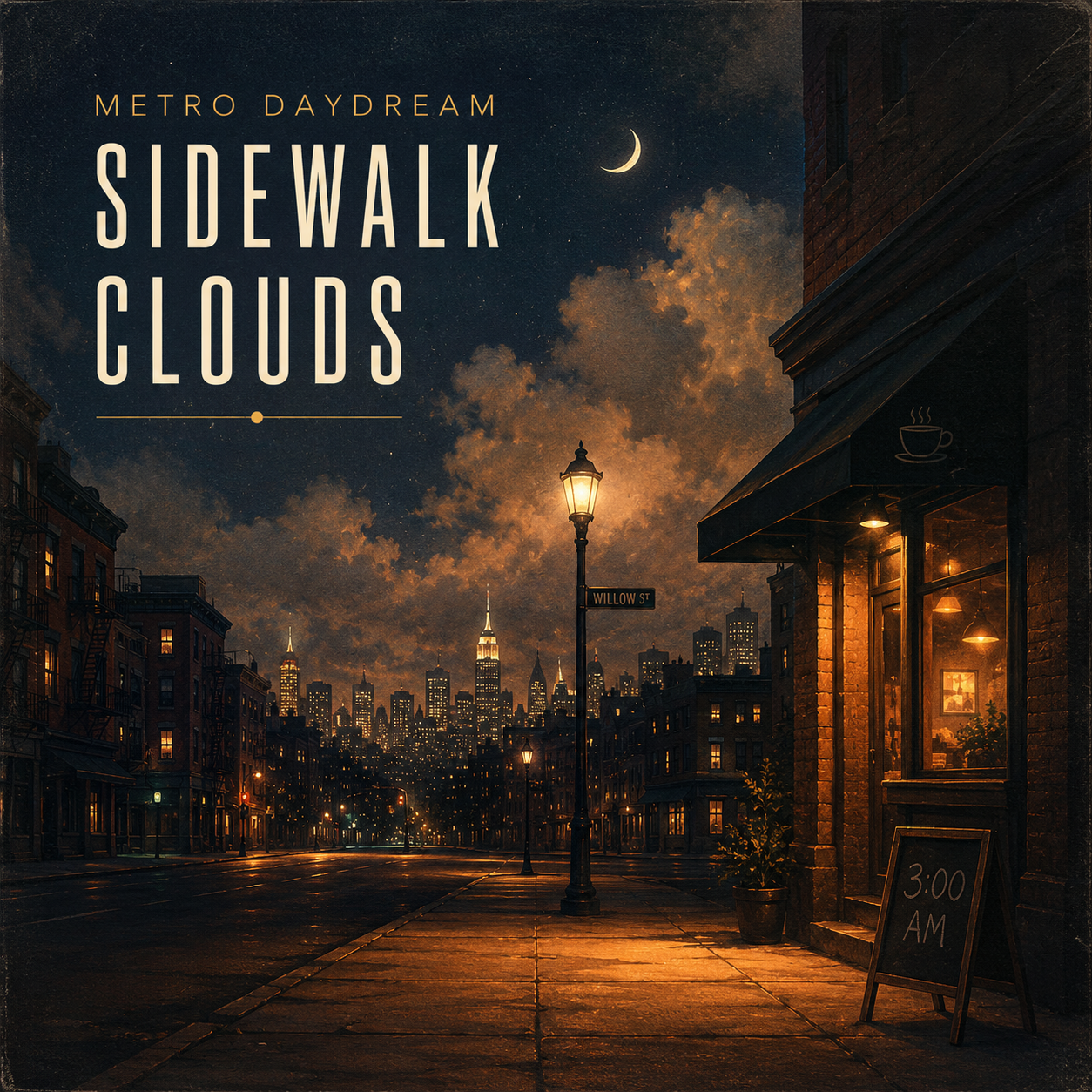 Sidewalk Clouds — Metro Daydream | Chillhop / Jazz-Hop Album | 12-Track Digital Download