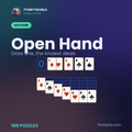 Open hand 100 solitaire deals — a Puzzle Studio pack