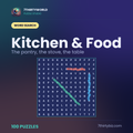 Kitchen & Food 100 word search puzzles — a Puzzle Studio pack