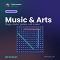 Music, Arts & Entertainment 100 word search puzzles — a Puzzle Studio pack