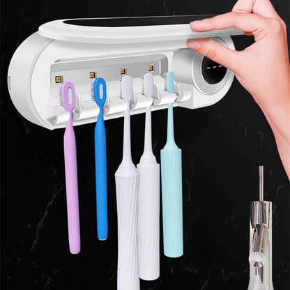Wall Mounted Toothbrush Holder Smart Toothbrush UV Sterilizer For Bathroom Accessories