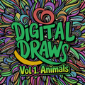 Digital Draws Vol 1. Animals — 25 Coloring Pages