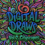 Digital Draws Vol 2. Cityscapes — 25 Coloring Pages