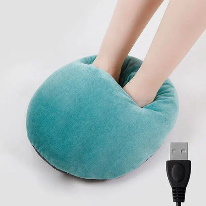 USB Electric Foot Warmer Under Desk Heating Pad Winter Warming Thermostat Heater